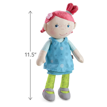 HABA USA - Snug Up Doll Philine - 10" Soft Cuddly Plush Baby Doll