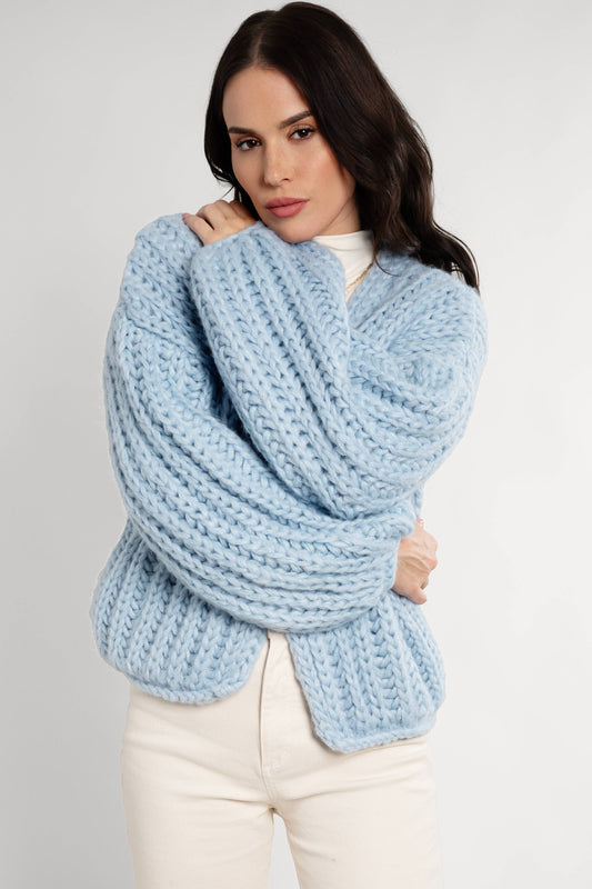 SAACHI - Chunky Oversized Knit Cardigan