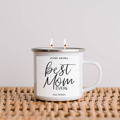Gia Roma - Best Mom Ever Gifts, Mothers Day Candle Gift Sets, Funny Mom: Best Mom-White / Black Pepper +
