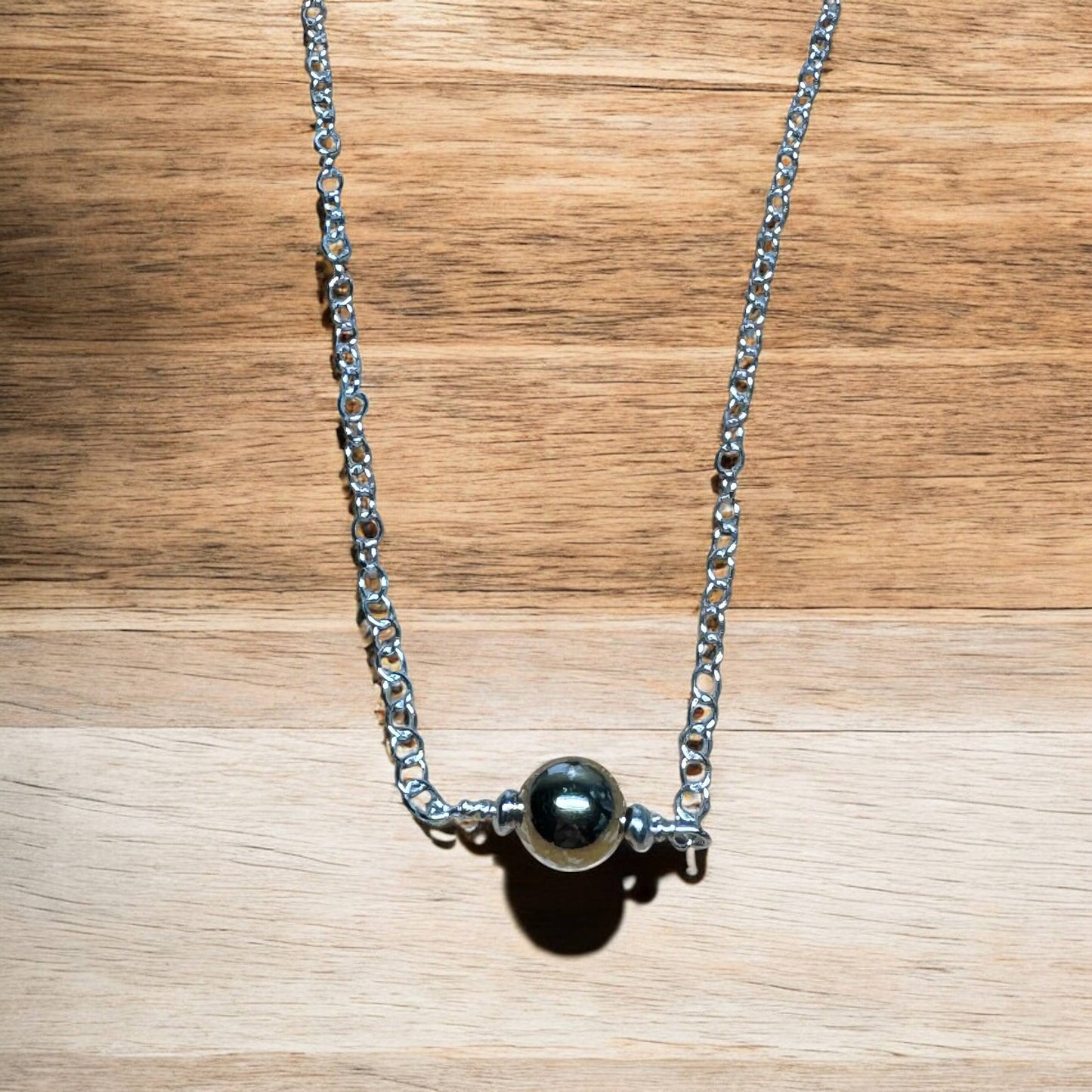 Jackie Gallagher Designs - Handmade Coastal Jewelry - Ball Anklet, Sterling silver 
