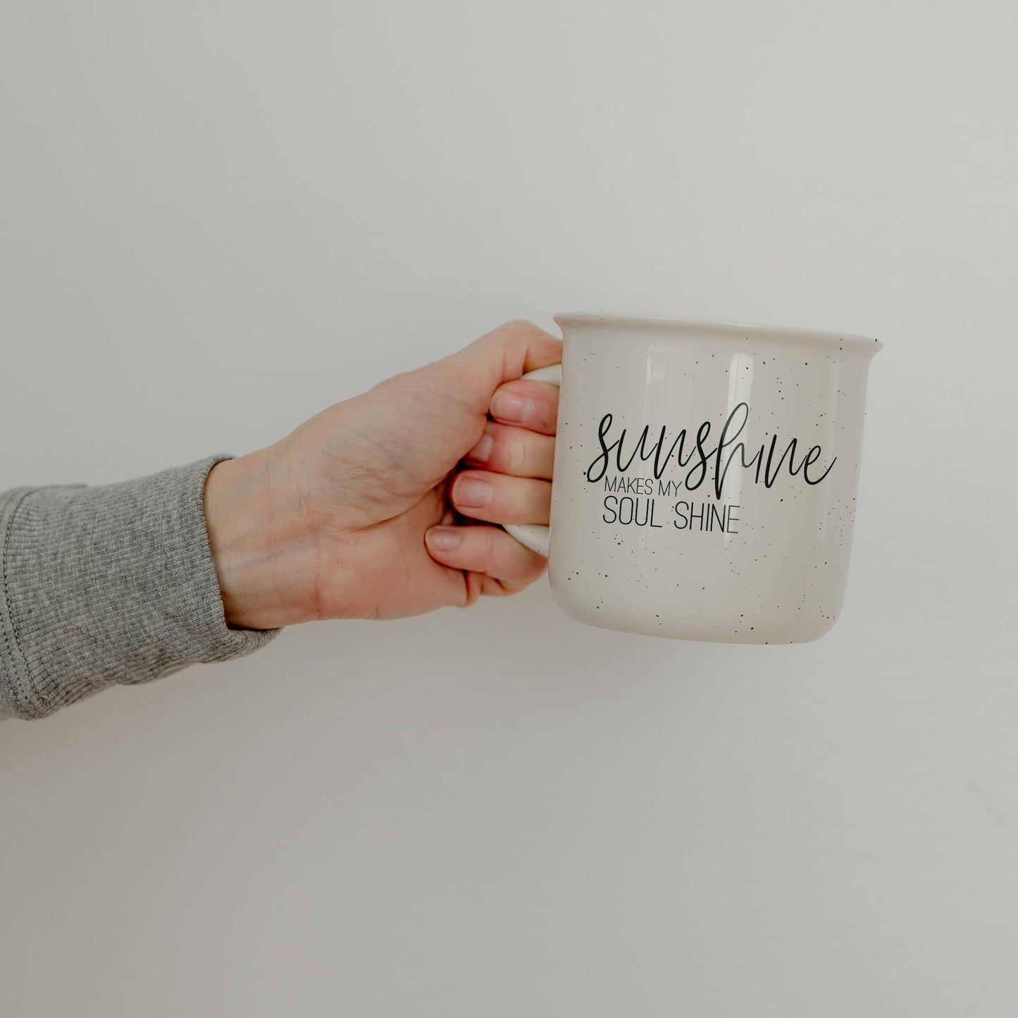 Gia Roma - Neutral Coffee Bar Decor, Ceramic Coffee Mugs With Quotes: Strong Woman