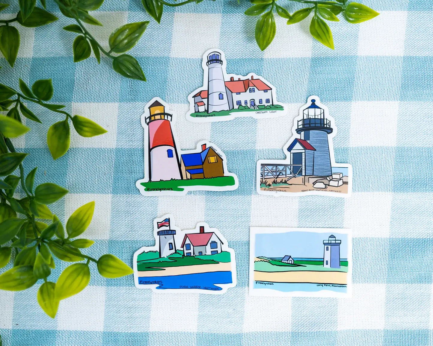 Irene Lynch Art - Cape Cod Sticker | Coastal Vinyl Decal