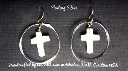 Ken’s handcrafted jewelry - Sterling Silver With Buffalo Turquoise Cross