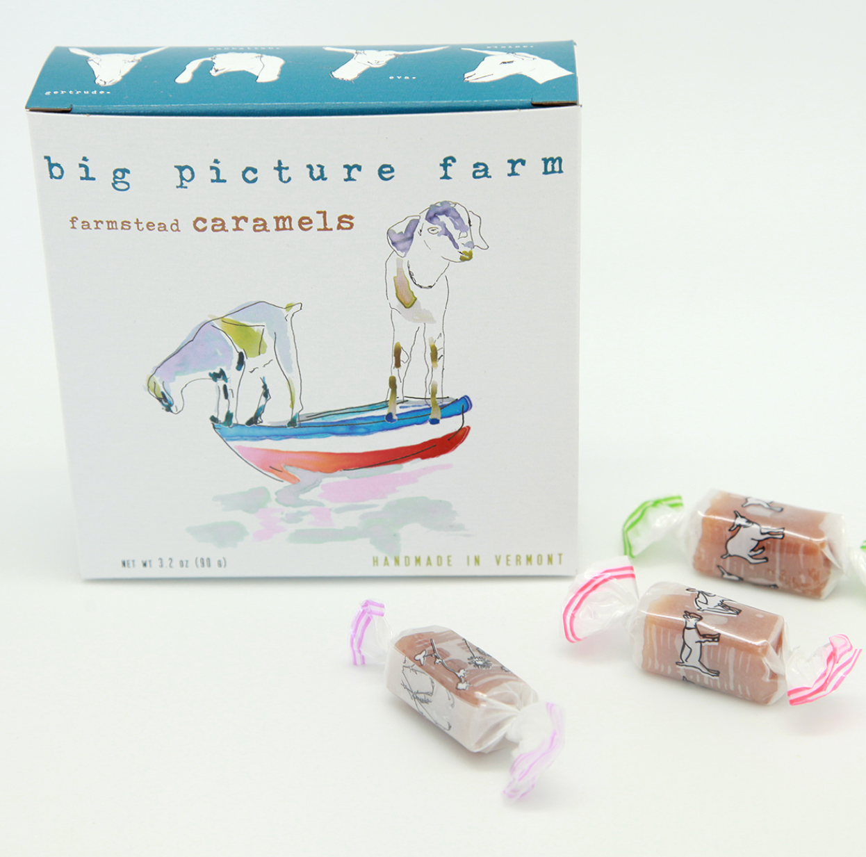 Big Picture Farm - Goat Milk Caramel Boat Box | Summer Hostess Gift