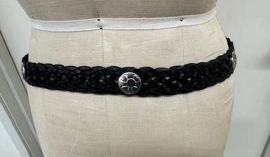 DAIRI - LEATHER BRAIDED BELT