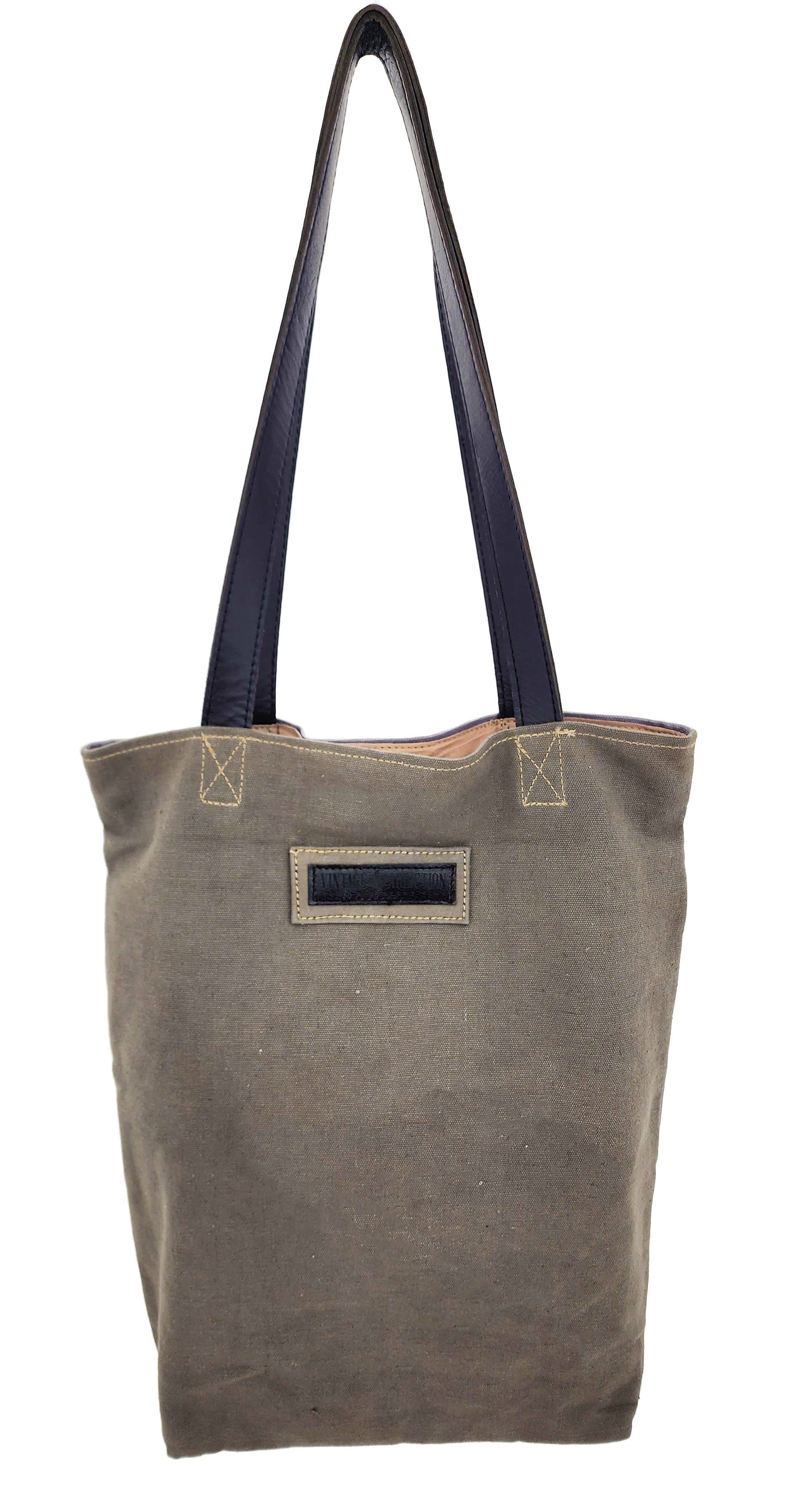 Vintage Addiction - Owe Veterans Recycled Military Tent Tote
