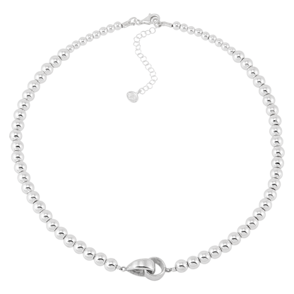 Silpada - Silpada 'Great Destinations' Silver Hematite Necklace, 18": White / 18