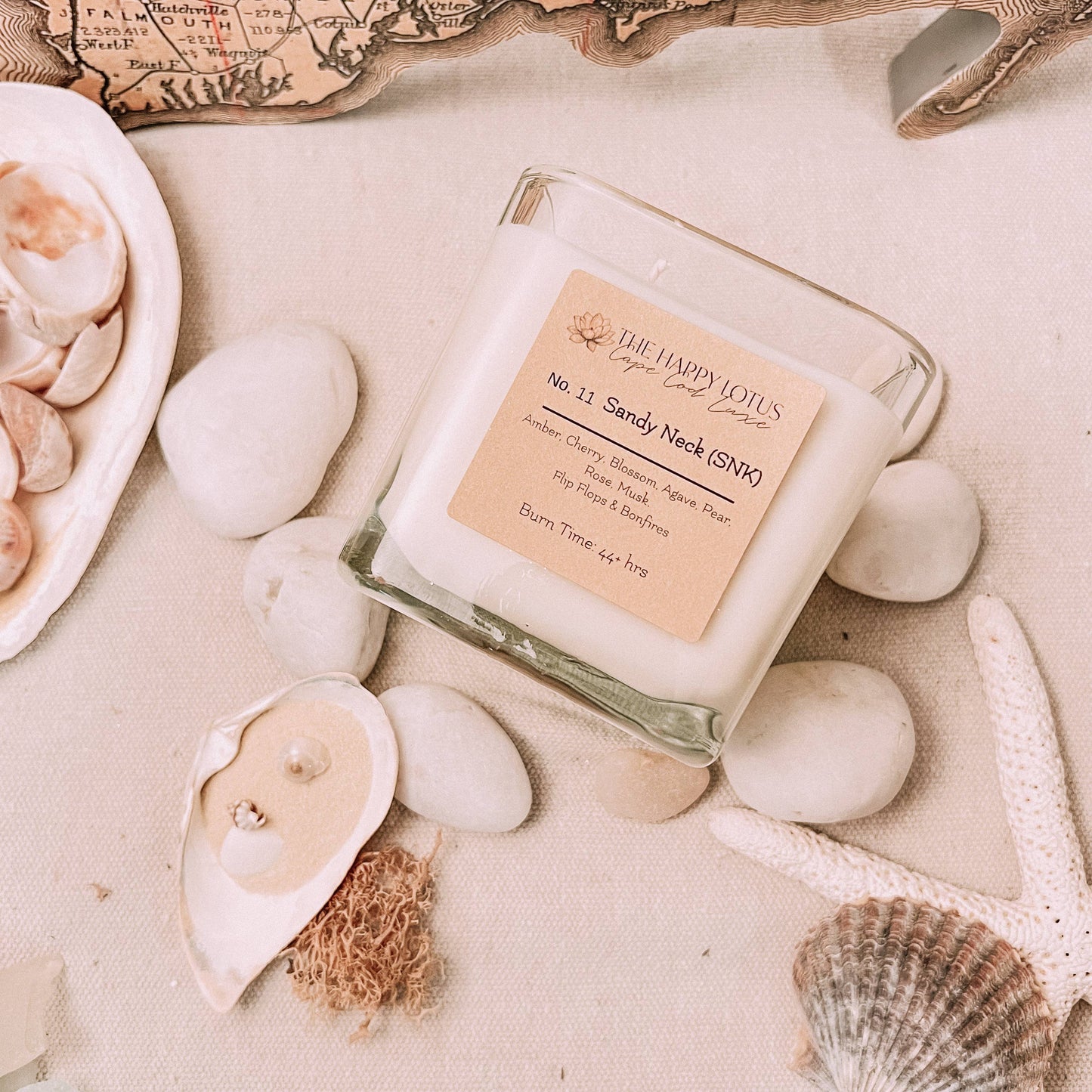 The Happy Lotus - Cape Cod Luxe Candles: No. 11 Sandy Neck