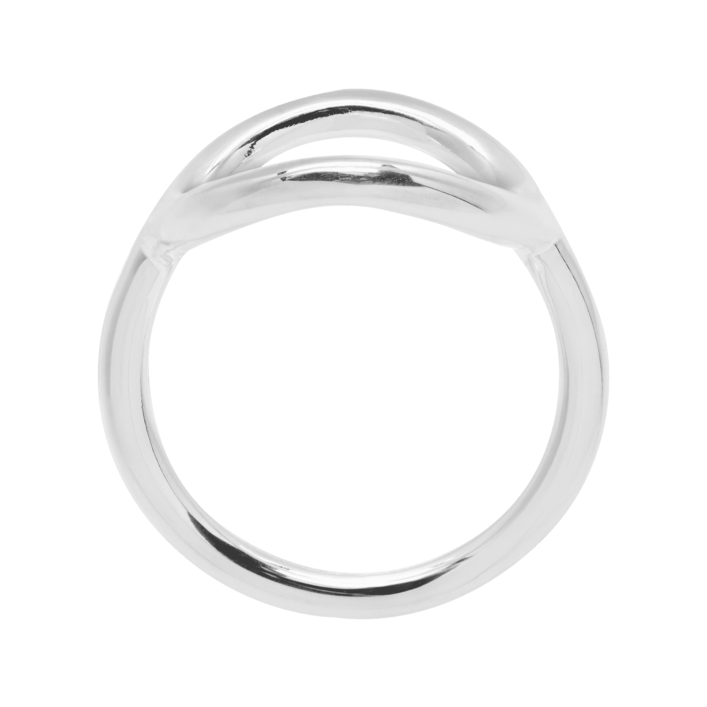 Silpada - Silpada 'Karma Ring' in Sterling Silver, Size 10: White / 7