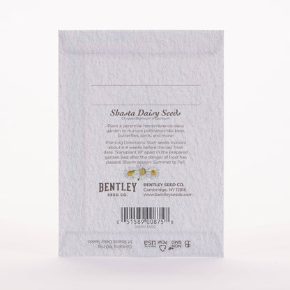 Bentley Seed Co. - With Deepest Sympathy - Shasta Daisy Seed Packets