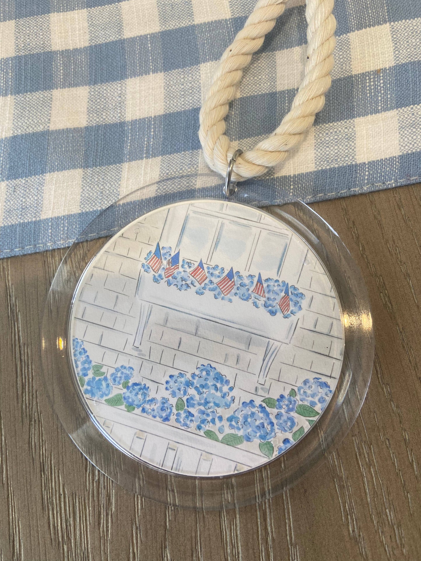 WonderfullyWrittenCo - Hydrangea Coastal Charm Ornament