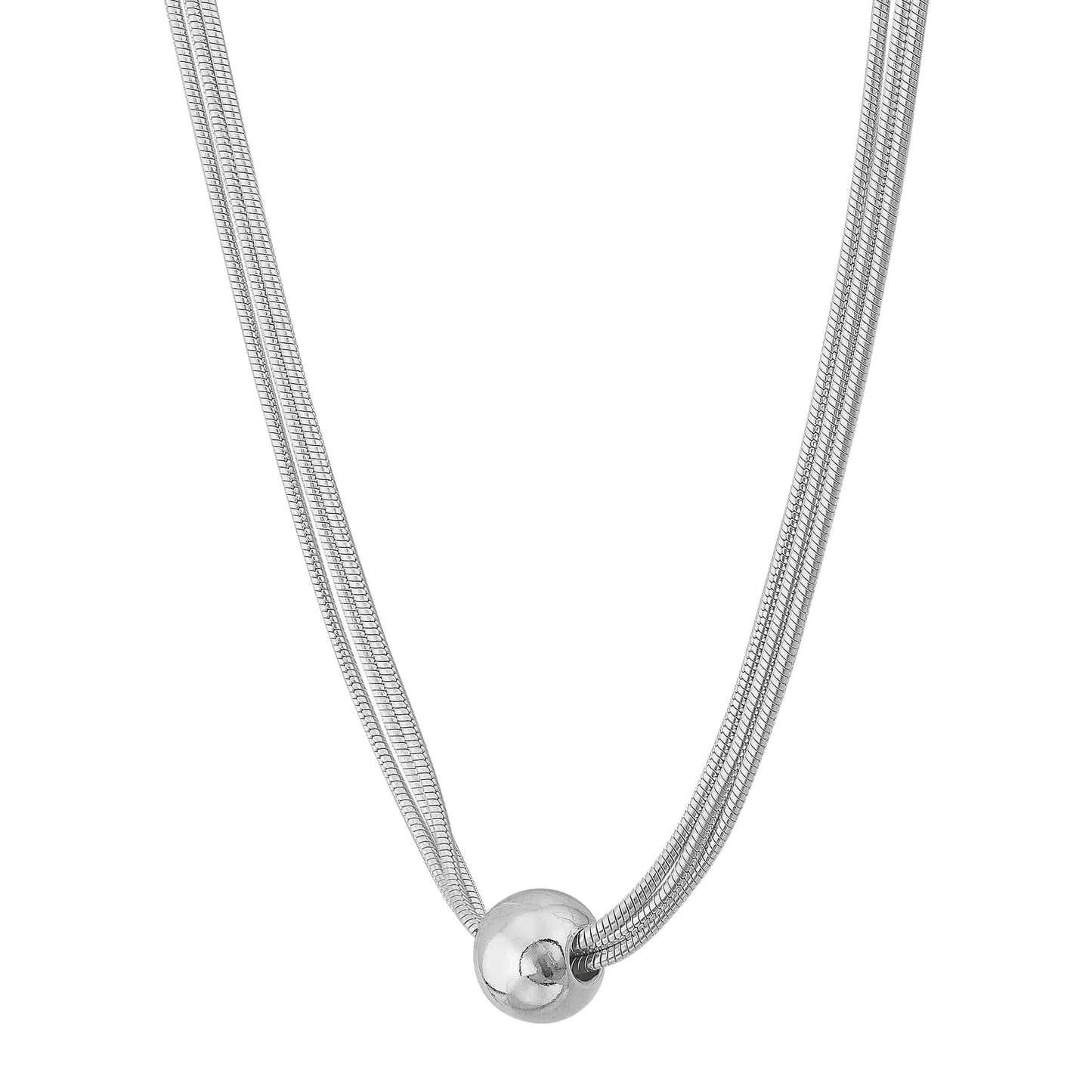 Silpada - Silpada 'Thoreau' Multi-Strand Bead Necklace in Silver