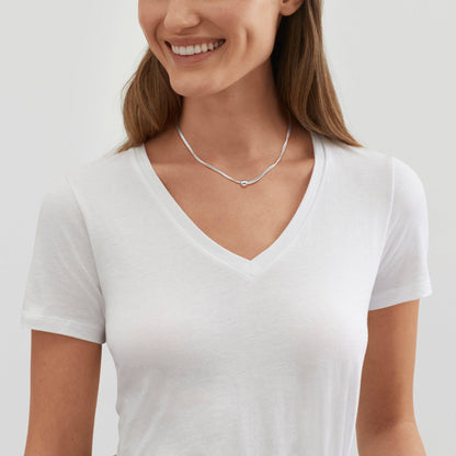 Silpada - Silpada 'Thoreau' Multi-Strand Bead Necklace in Silver
