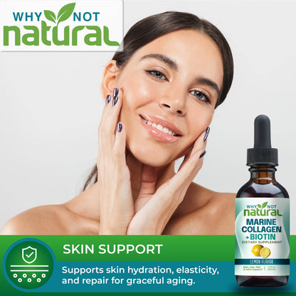 WhyNotNatural - Liquid Marine Collagen + Biotin