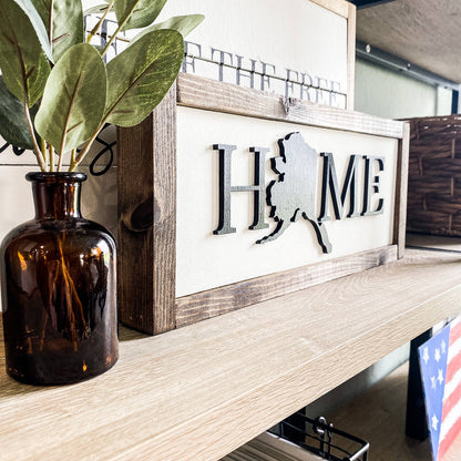 Dakota + Pine Design Co. - Home Customized Wood Laser 3D Sign: Natural