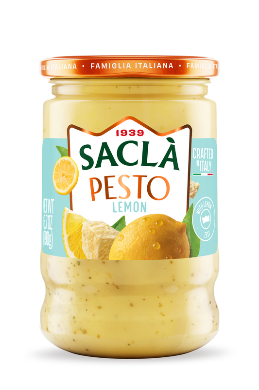 Sacla - Sacla Italy Lemon Pesto 6x6.7oz Italian Pasta Sauce