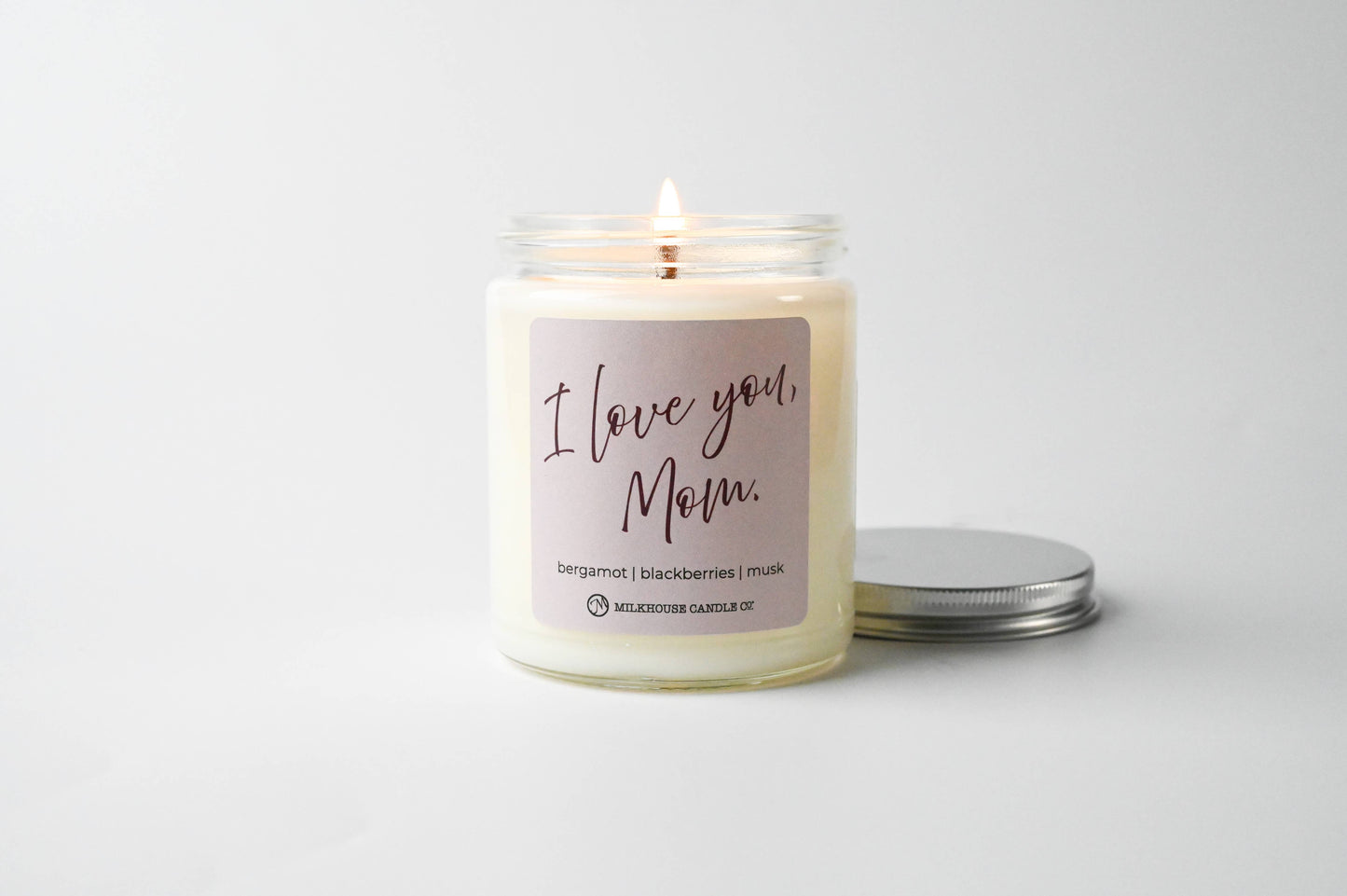 Milkhouse Candle Company - I Love You Mom | 7oz Classic Candle | Mother's Day Exclusive