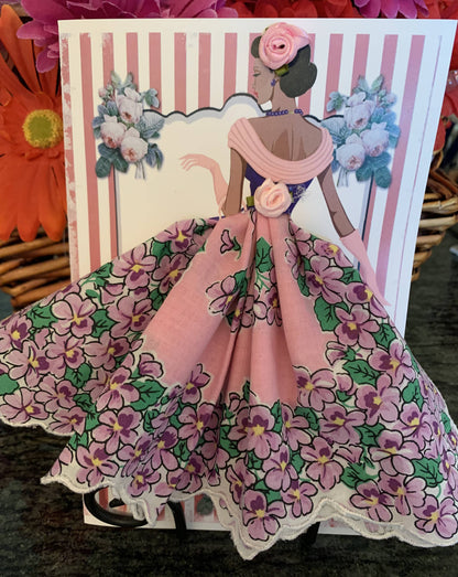 MOMENTS IN THYME - African American Hankie Card