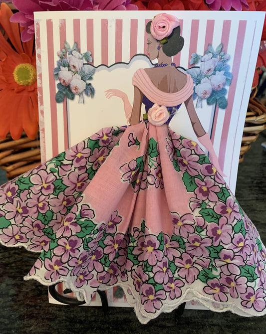 MOMENTS IN THYME - African American Hankie Card