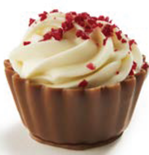 Chocolate Creations USA - Belgian Chocolate Truffles-Cupcake Shape: Salty Fudge Cream