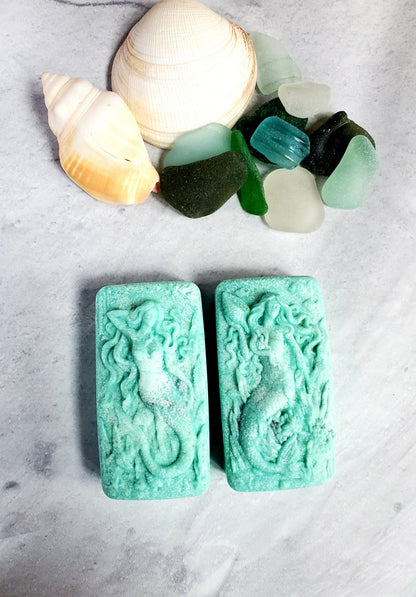 Fairyland Glade - Sea Salt and Sea Glass Sea Glass Salt Soap