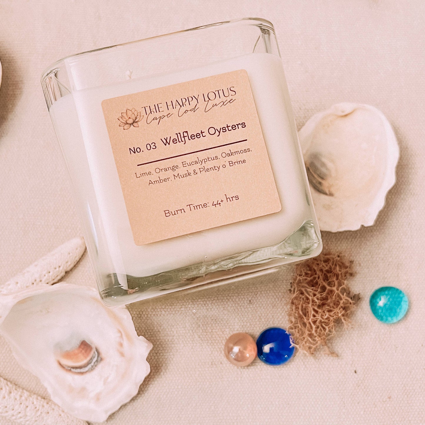 The Happy Lotus - Cape Cod Luxe Candles: No. 03 Wellfleet Oysters