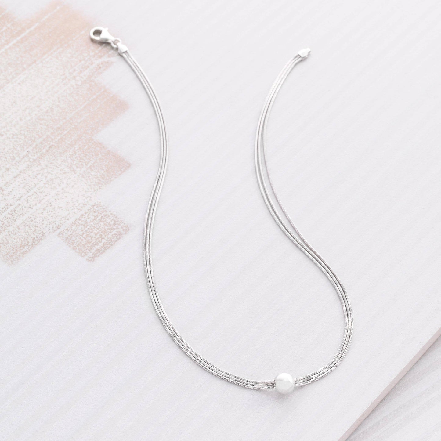 Silpada - Silpada 'Thoreau' Multi-Strand Bead Necklace in Silver