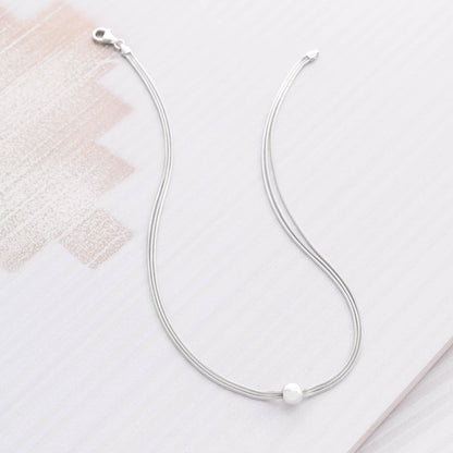 Silpada - Silpada 'Thoreau' Multi-Strand Bead Necklace in Silver