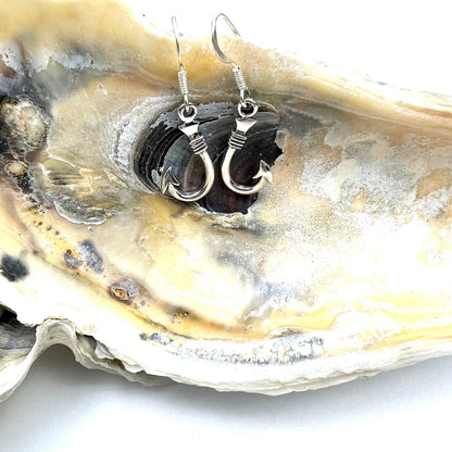 Jackie Gallagher Designs - Handmade Coastal Jewelry - Fish Hook Earrings