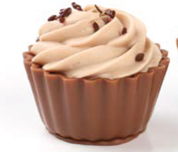 Chocolate Creations USA - Belgian Chocolate Truffles-Cupcake Shape: Salted Caramel