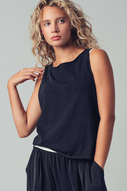 Urban Daizy - Coastal Cool Sleeveless Tank Top