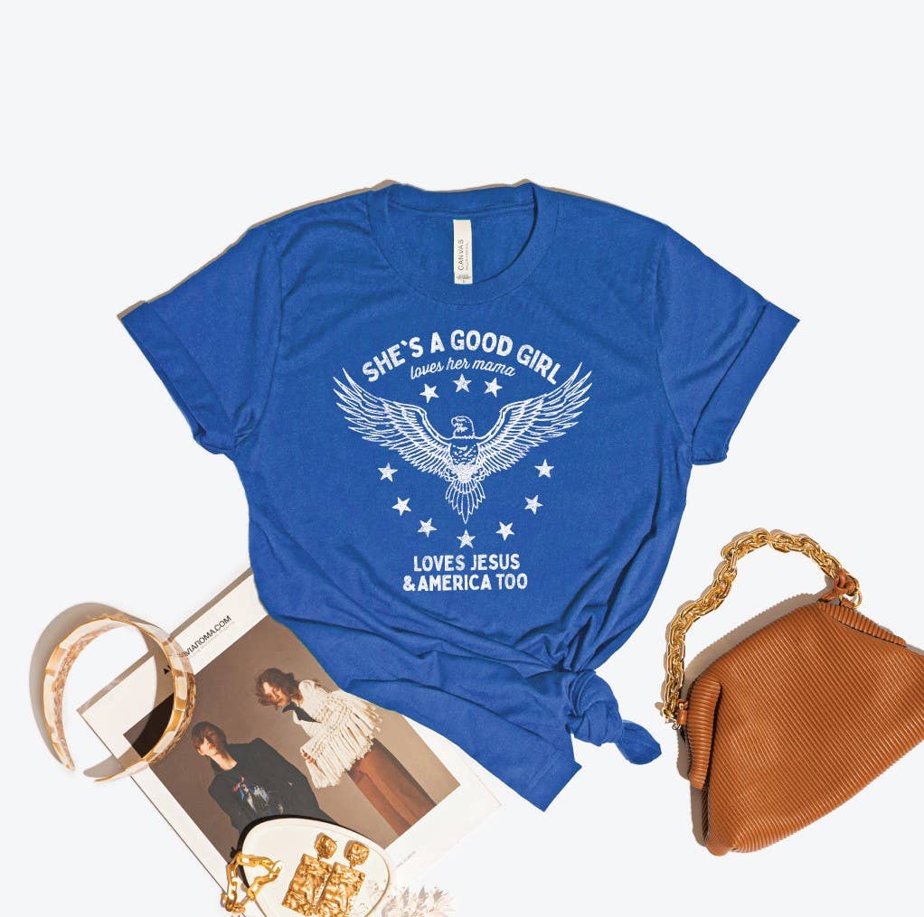 OAT COLLECTIVE - SHE'S A GOOD GIRL  Graphic T-Shirt: VINTAGE WHITE / S