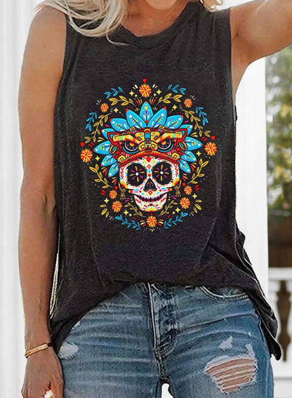 Rosa Clothing - 4th Of July Loose Printed Vest