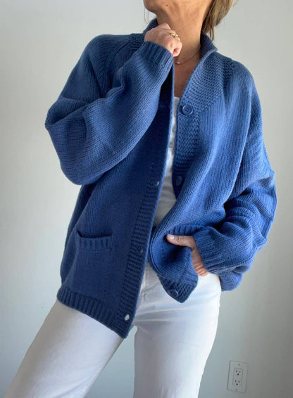 Pink Pineapple - Varsity Chunky Mermaid Cardigan