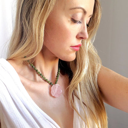 The Silver Wren - Cora Beaded Necklace - Trendy Boho Boutique Jewelry