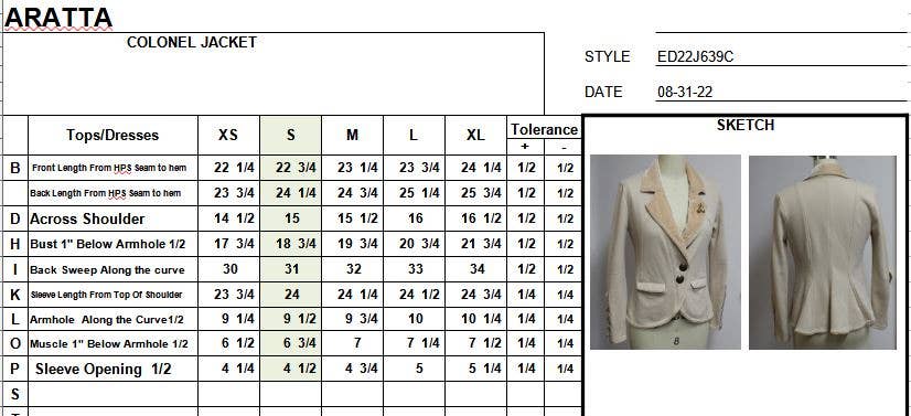 Aratta - Colonel Jacket: Obsidian / S