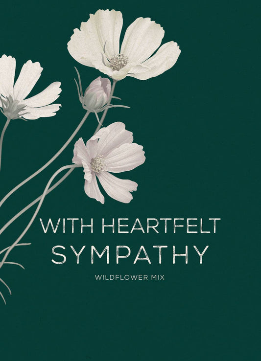 Bentley Seed Co. - With Heartfelt Sympathy - Wildflower Mix Seed Packets