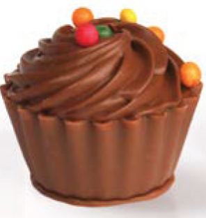 Chocolate Creations USA - Belgian Chocolate Truffles-Cupcake Shape: Salted Caramel