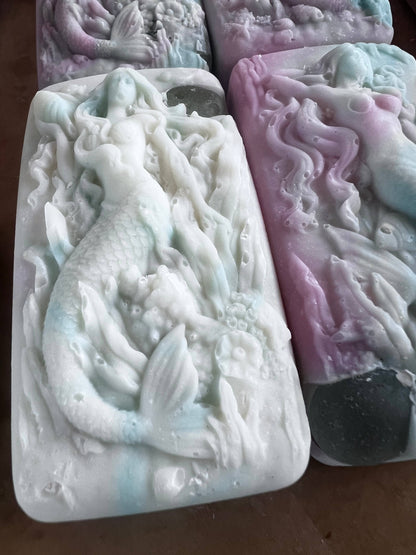 Fairyland Glade - Sea Spray & Beach Rose Mermaid Hidden Sea Glass Soap