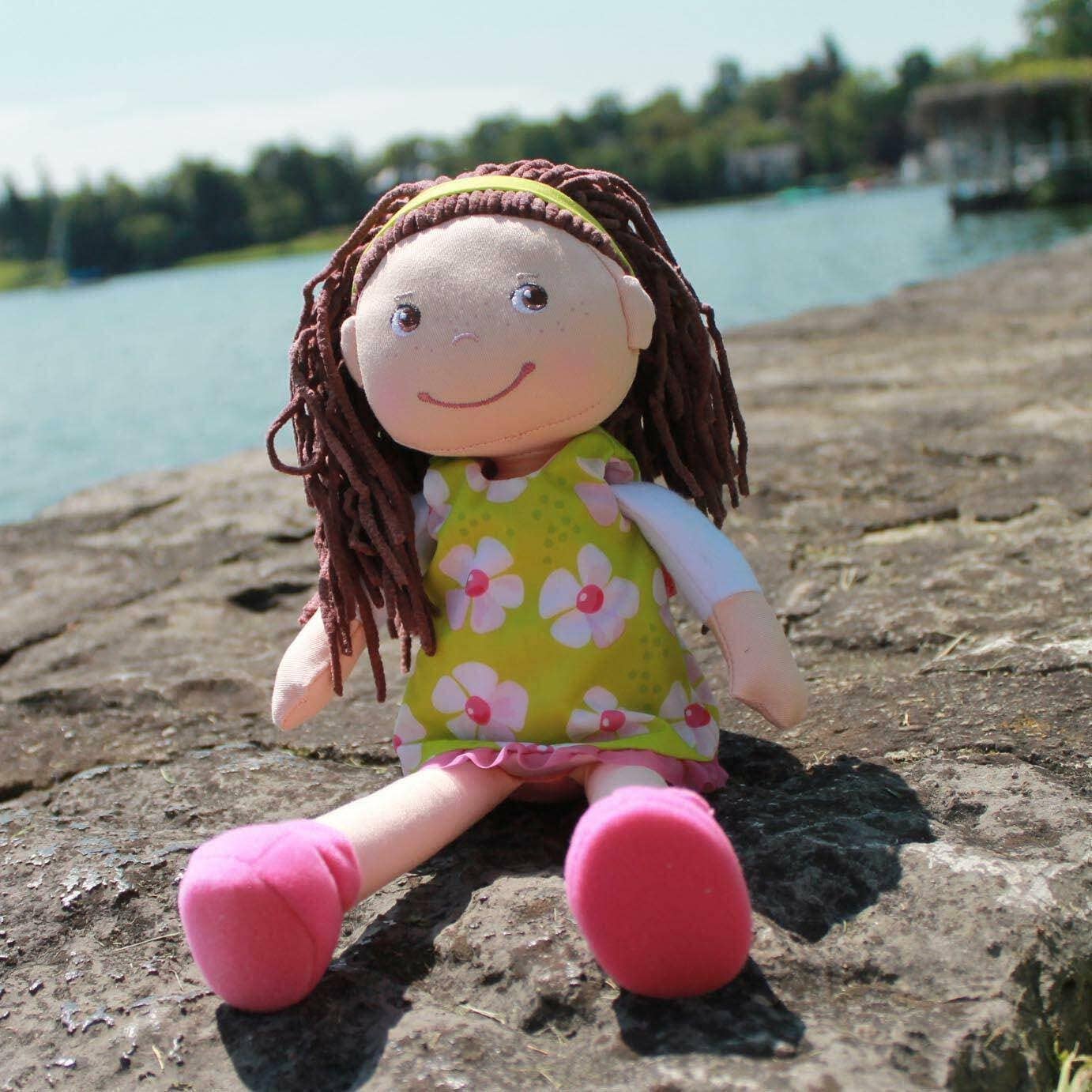 HABA USA - Coco 12" Soft Doll – Huggable Plush Toy for Toddlers