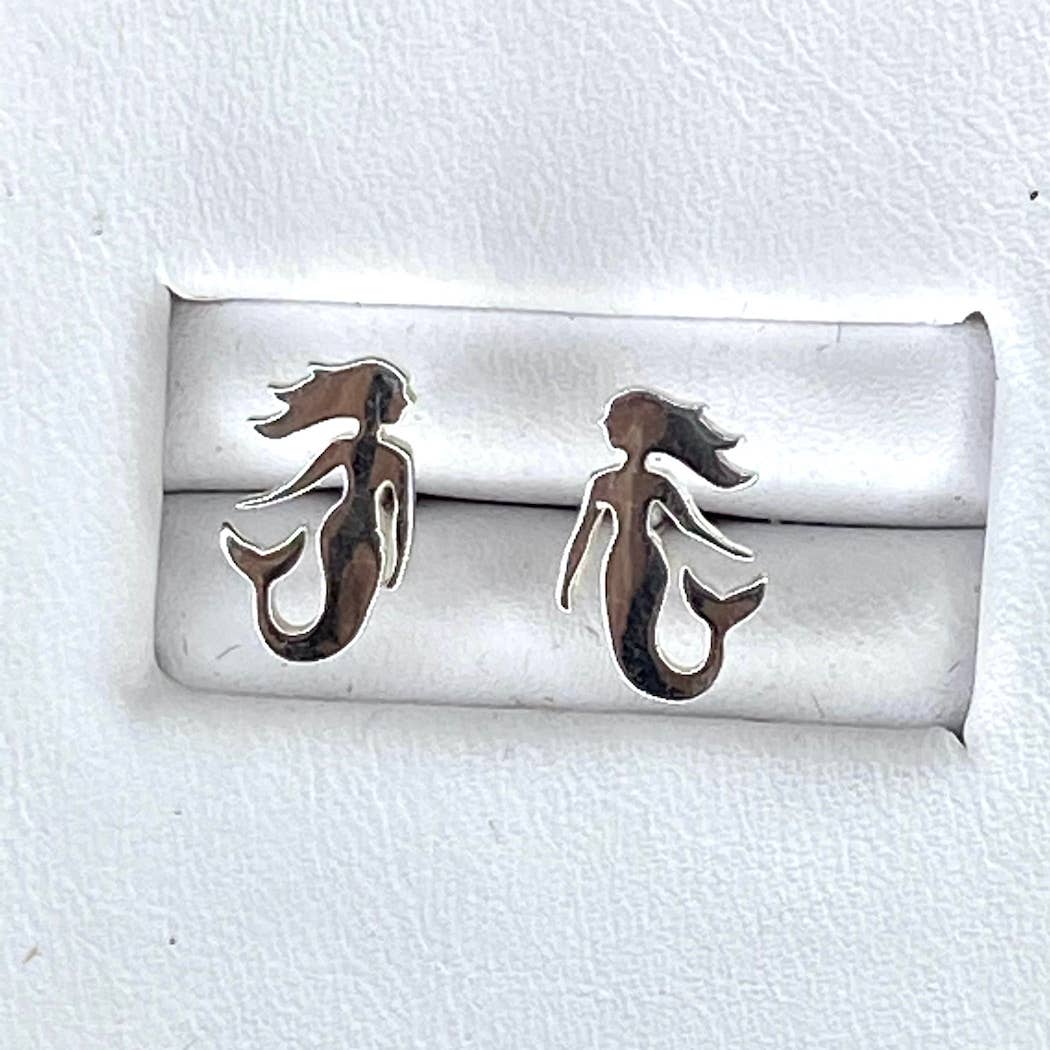 Jackie Gallagher Designs - Handmade Coastal Jewelry - Mermaid post earrings