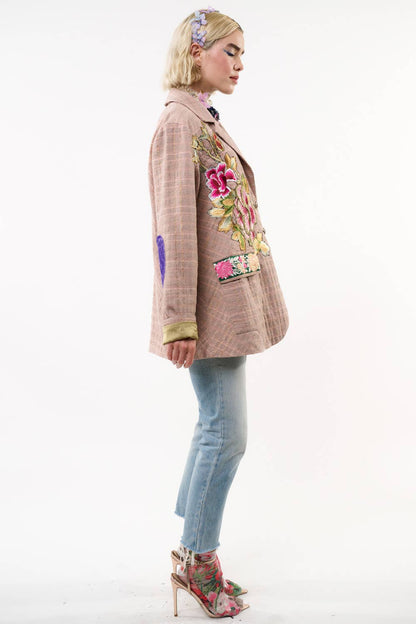 Aratta - Sudden Sensation Blazer: Pink Ash / L