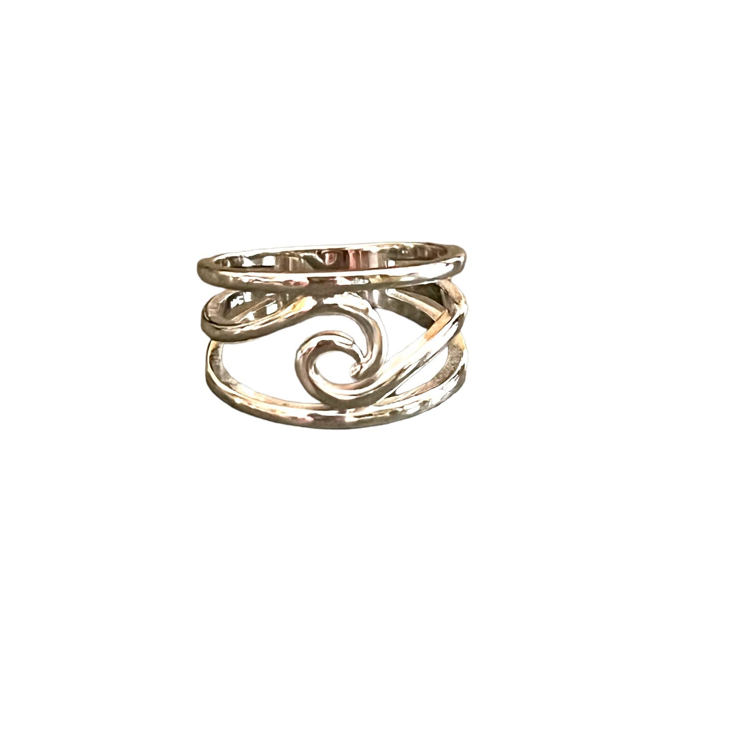 Jackie Gallagher Designs - Handmade Coastal Jewelry - Wave Band, sterling silver