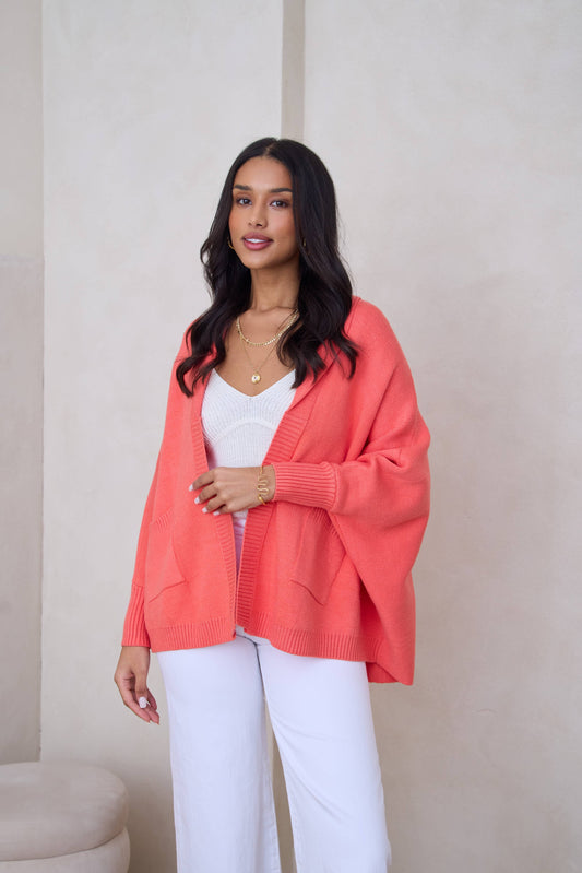 SAACHI - Open Front Oversize Cardigan