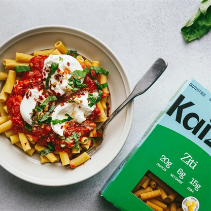 Kaizen Food Company - Ziti 6g Net Carb High Protein Pasta - Low Carb, Keto