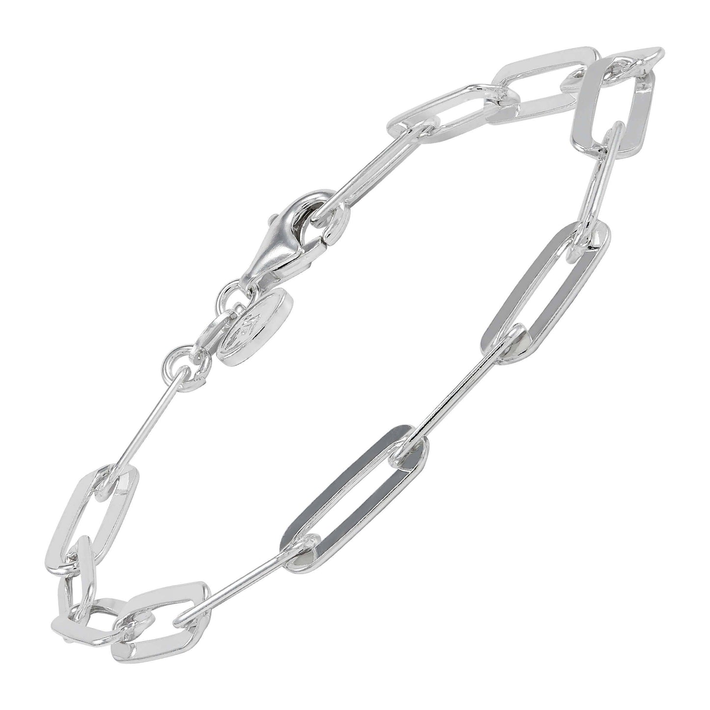 Silpada - Silpada Falling Paperclips Bracelet, Sterling Silver: 7 1/4