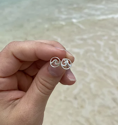 Nautically Northern - Wave Earrings