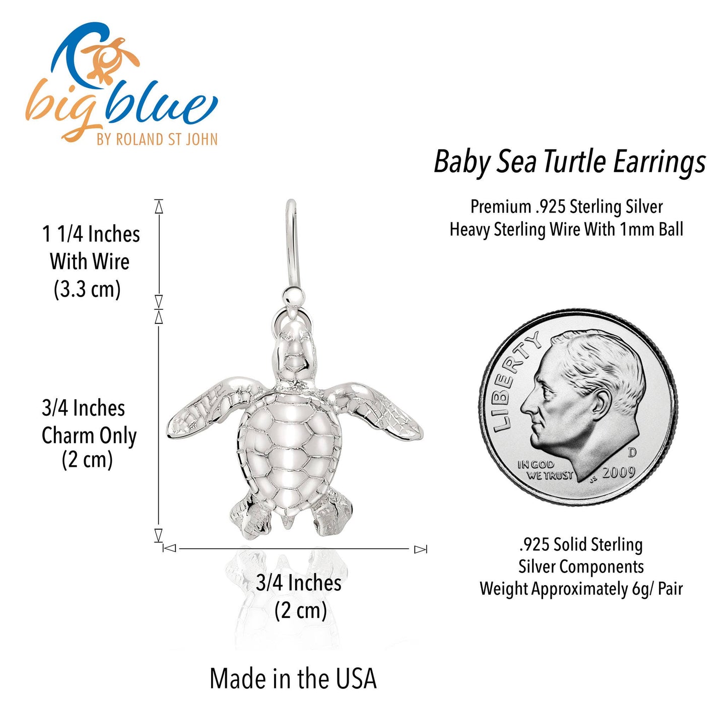 Big Blue by Roland St John - Hatchling Sea Turtle