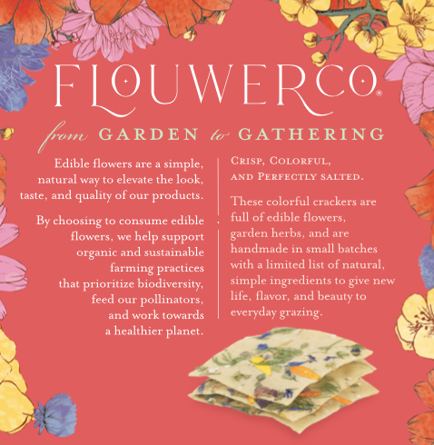 FLOUWER CO. - NEW No. 1 - Artisanal Crackers, Case of 12