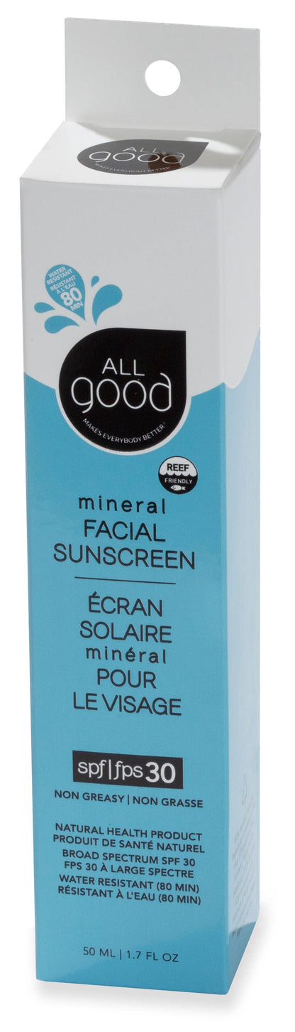 All Good Body Care - Daily Facial Mineral Sunscreen & Moisturizer SPF 30